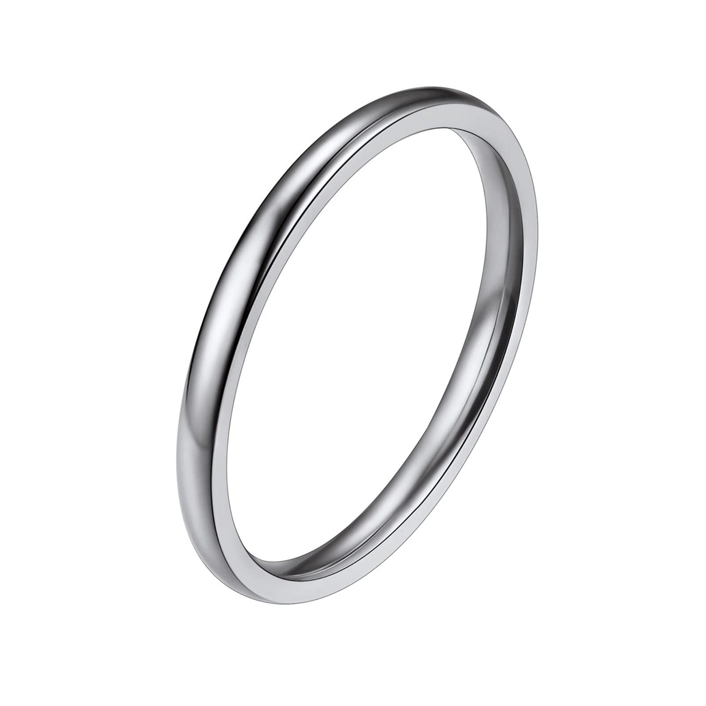 PROSTEEL Bandring – 2-8 mm, Rostfritt Stål/18K Guld, Vigselring