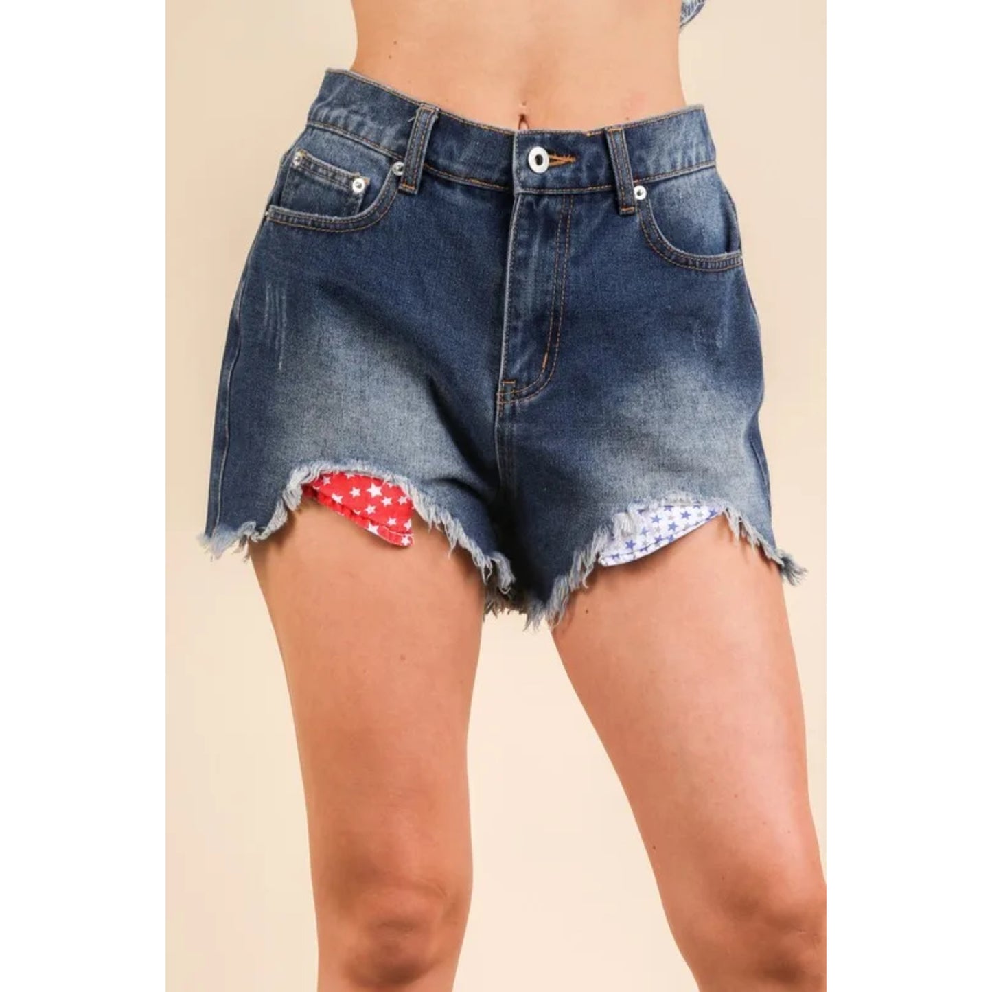 Denim Shorts blå