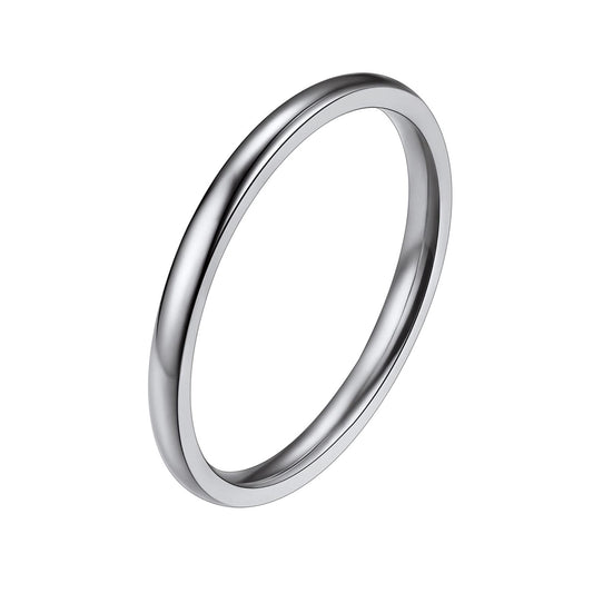 PROSTEEL Bandring – 2-8 mm, Rostfritt Stål/18K Guld, Vigselring