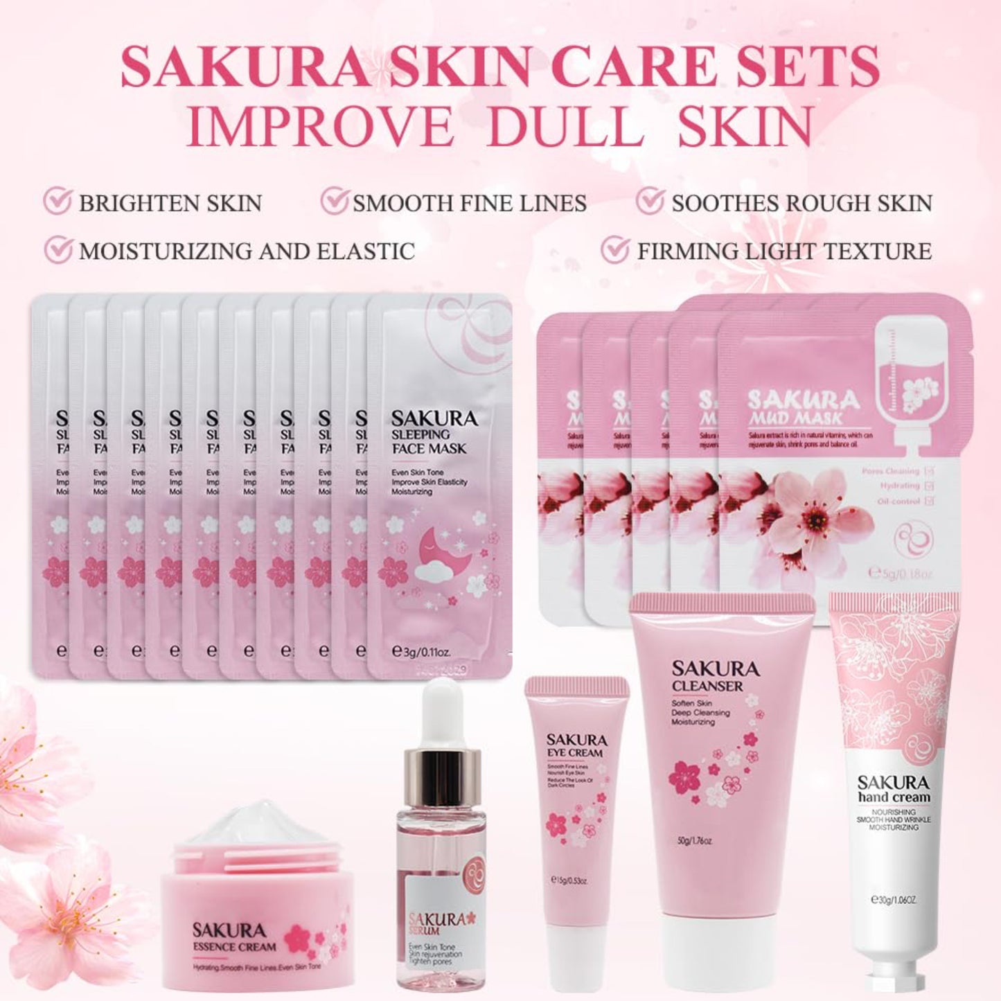 Sakura Hudvårdset – 20 Delar