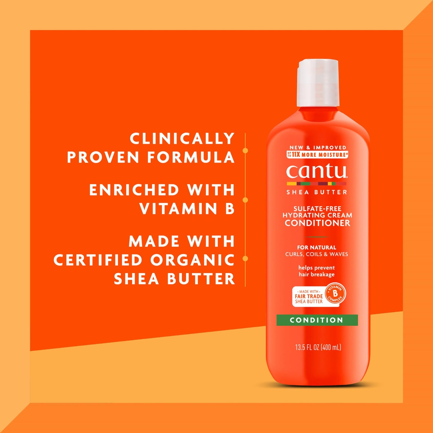 CANTU 07532-12/3EU Hårbalsam, 400 ml, Flerfärgad