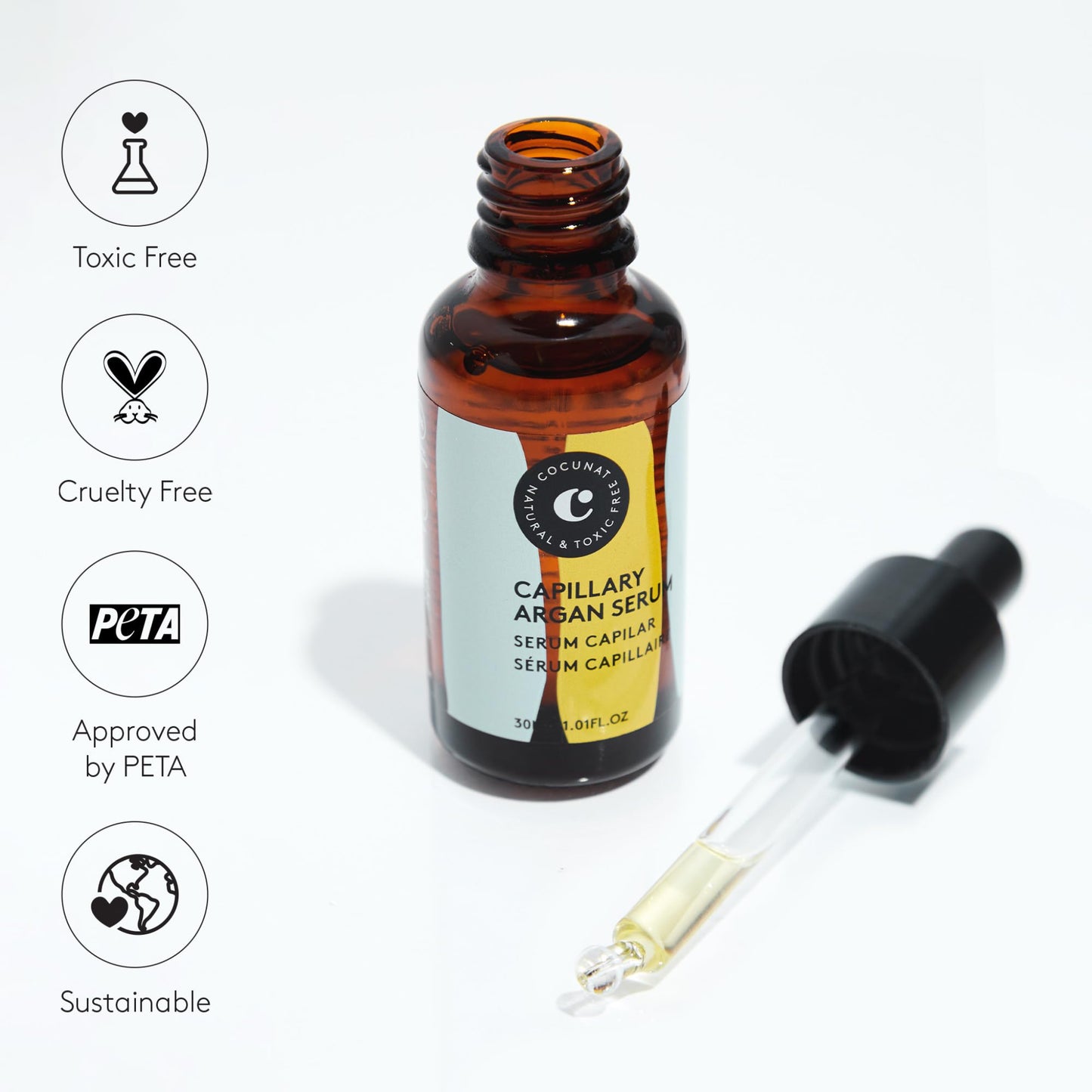 Argan Hair Serum - 100% Naturlig Olja