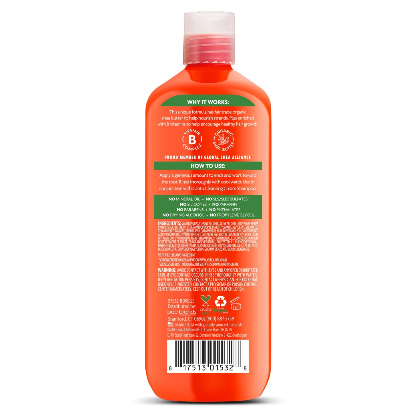 CANTU 07532-12/3EU Hårbalsam, 400 ml, Flerfärgad