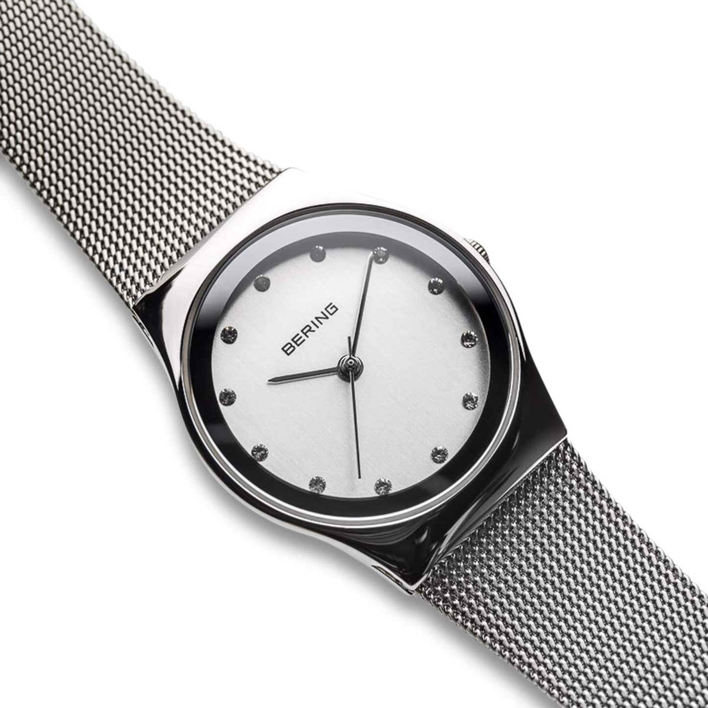 BERING Kvinnors Analogt Armbandsur – Rostfritt Stål, Safirglas, 12927