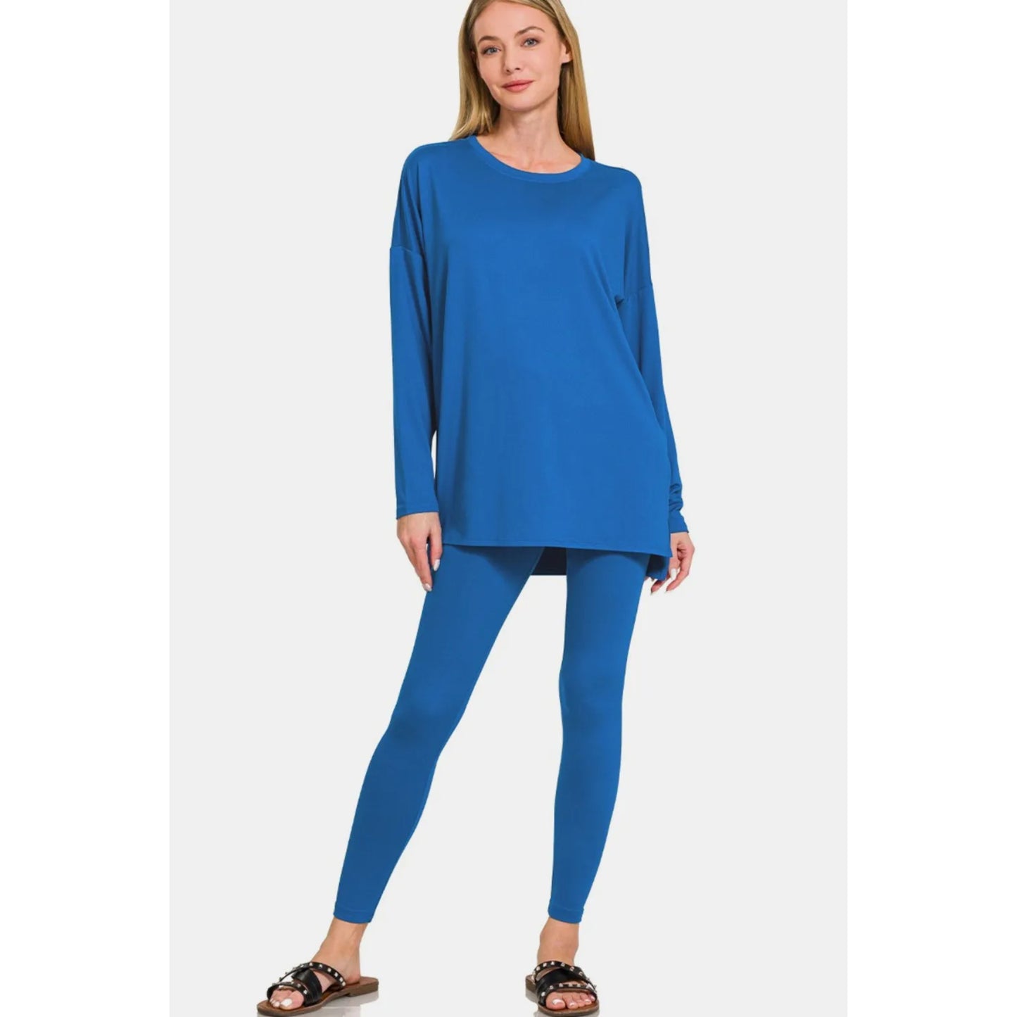 Top och leggings Lounge Set för dam