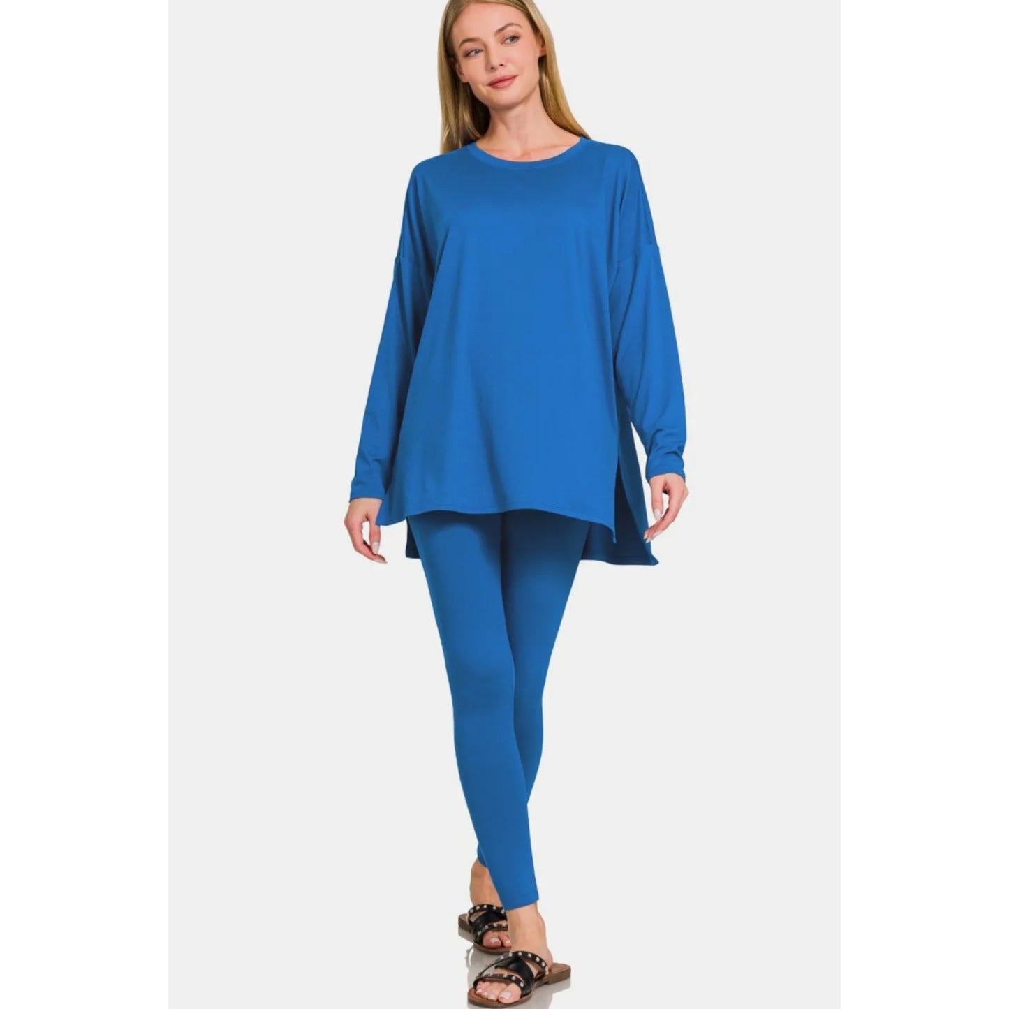 Top och leggings Lounge Set för dam
